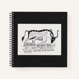 Mycenaean griechisch Inspiriert Bull Notebook Notizbuch