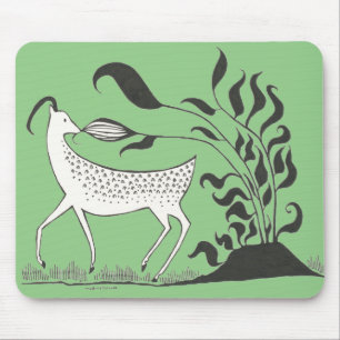 Mycenaean Griechisch Inspiriert Green Goat Mouse P Mousepad