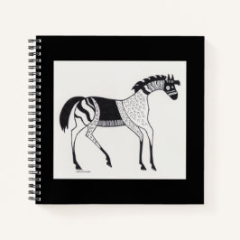Mycenaean Griechisch Inspiriert Horse-Notebook Notizbuch