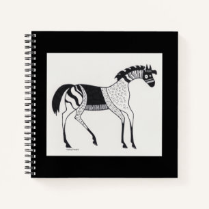 Mycenaean Griechisch Inspiriert Horse-Notebook Notizbuch