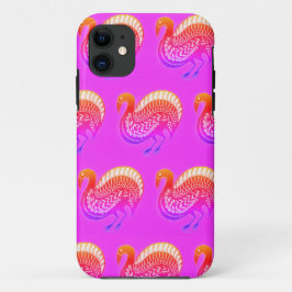Mycenaean Griechisch Inspiriert Pink Bird iPhone F Case-Mate iPhone Hülle