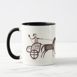 Mycenaean Griechisch Inspirierte Charioteers Tasse