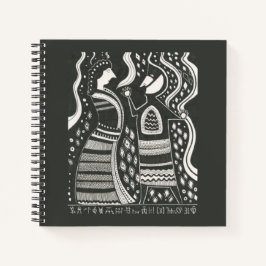 Mycenaean Griechisch Inspiriertes Coupé-Notebook Notizbuch