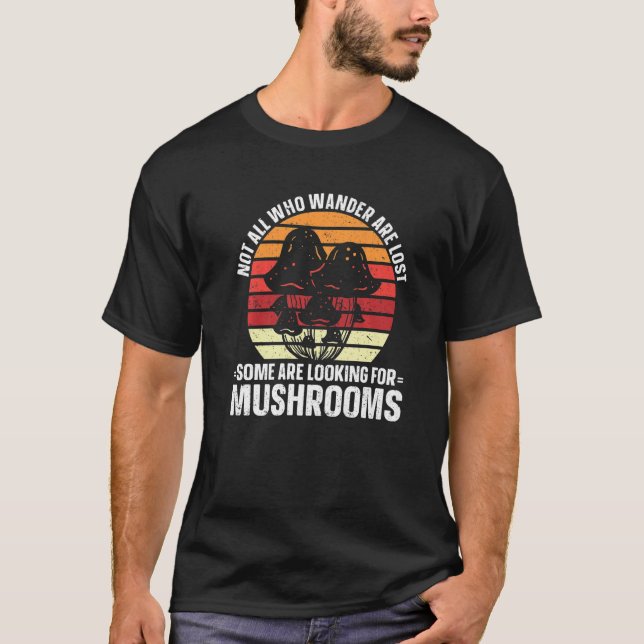 Mycology Foraging Fungi Mushroom Hunter Mushroom H T-Shirt (Vorderseite)