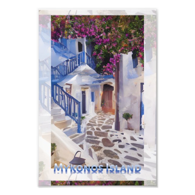 Myconos  coffee mug fotodruck (Vorne)