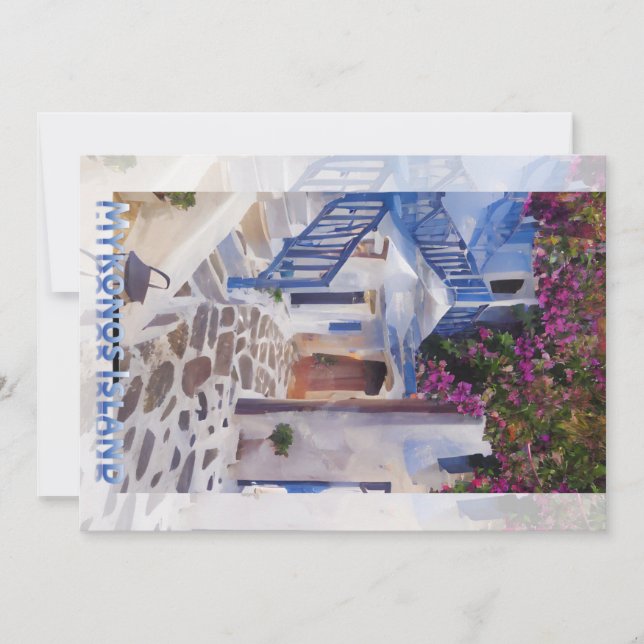 Myconos-Tasse Save The Date (Vorderseite)