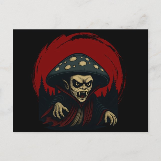 MycoVamp-Bleding-Zahnfungi Feiertagspostkarte (Vorderseite)