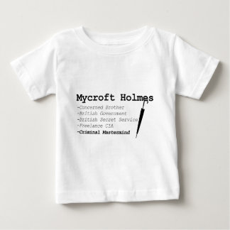 Mycroft blass baby t-shirt