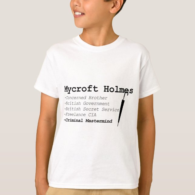 Mycroft blass T-Shirt (Vorderseite)