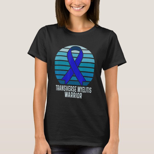 Myelitis Warrior Entzündungskrankheit T-Shirt (Vorderseite)