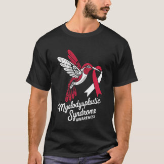 Myelodysplastisches Syndrom Blutkrebs MDS-Bewussts T-Shirt