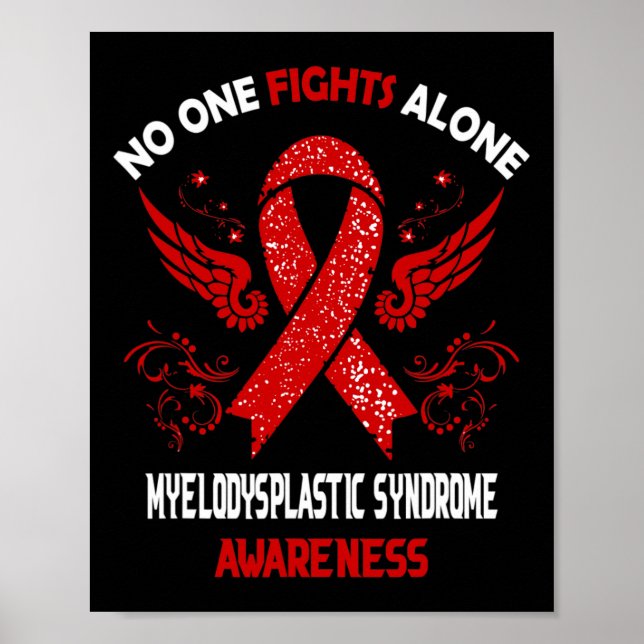 Myelodysplastisches Syndrom Mds Awareness Poster (Vorne)