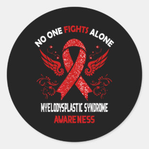 Myelodysplastisches Syndrom Mds Awareness Runder Aufkleber