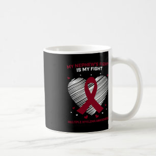 Myelom Awareness Ribbon Blood Cancer Survivor Pla Kaffeetasse