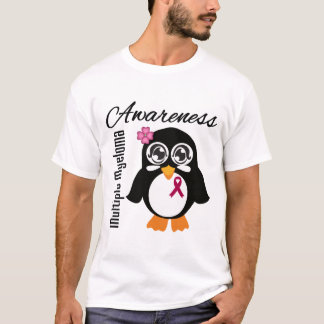 Myeloma-Bewusstseins-Pinguin T-Shirt
