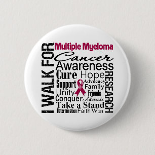 Myeloma-Krebs-Bewusstseins-Weg Button