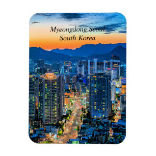 Myeongdong, Seoul, Südkorea Magnet