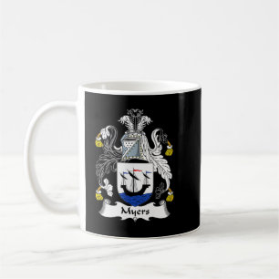 Myers Coat of Arms  Family Crest  Kaffeetasse