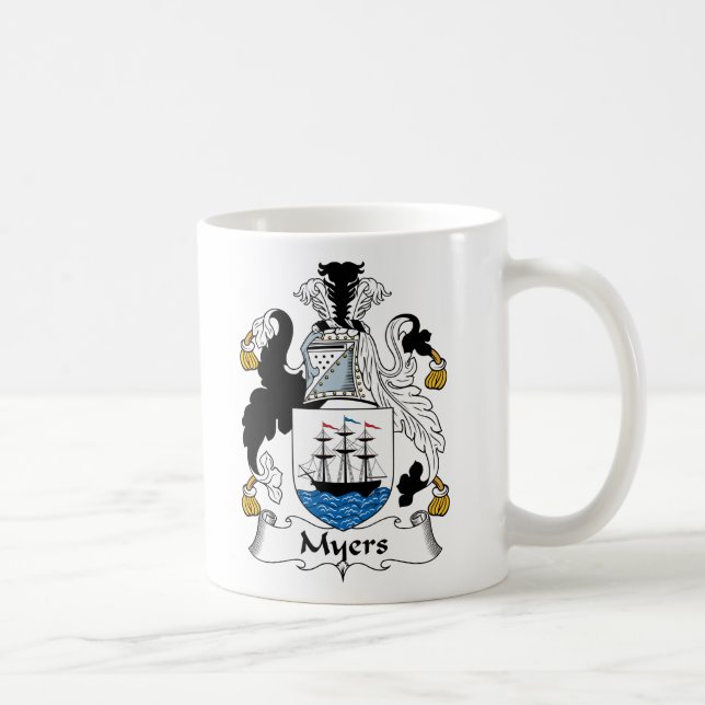 Myers-Familienwappen Tasse (Rechts)