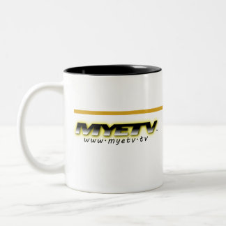 MYETV Schwarzweiß Goldenrod Tasse