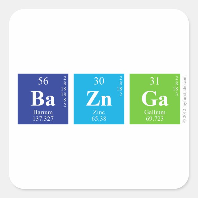 MyFunStudio.com-BaZnGa.pdf Quadratischer Aufkleber (Vorderseite)