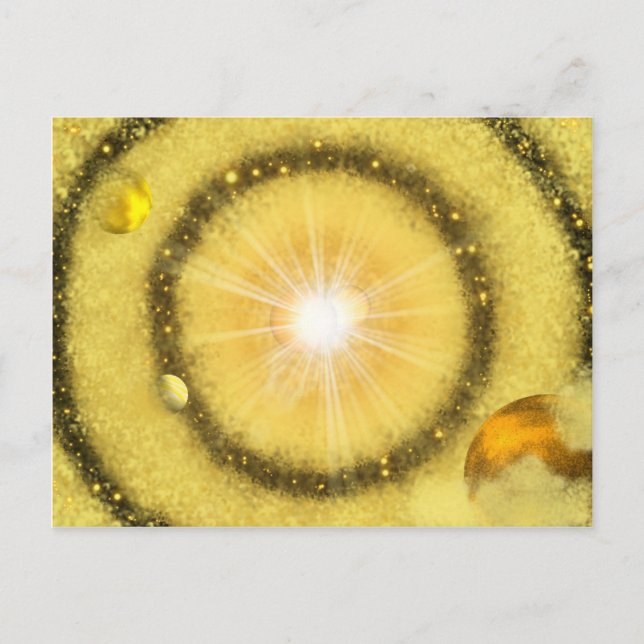 Mygoldenuniversum Postkarte (Vorderseite)