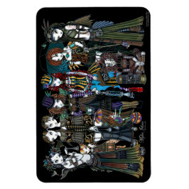 Myka Jelina Art Steampunk Tribal Fairies Magnet