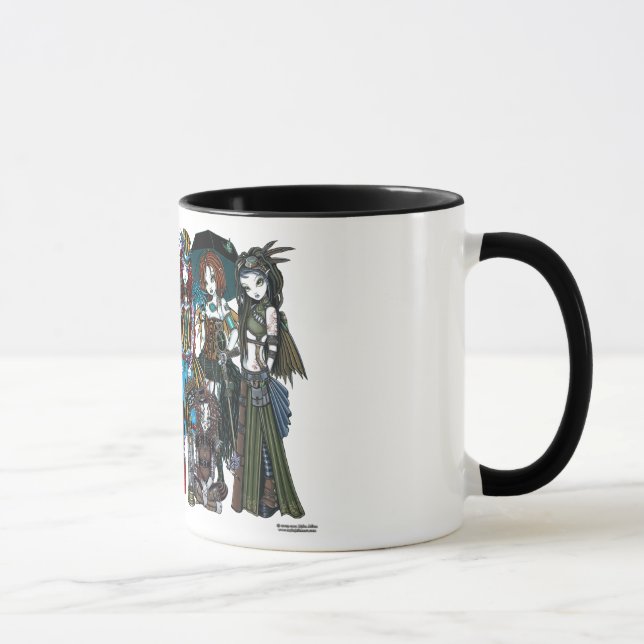 Myka Jelina Steampunk Zirkus-Fee-Tasse Tasse (Rechts)