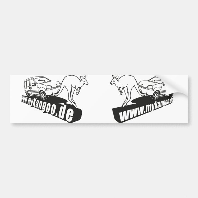 myKangoo.de Aufkleber Links&Rechts Autoaufkleber (Vorne)