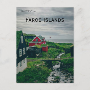 Mykines Farosinseln Postcard Postkarte