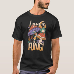 Mykologie Farbenfrohe Magie Pilze Kernpunkt T-Shirt