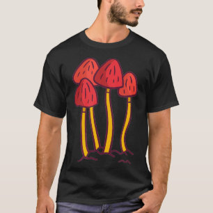 Mykologie Pilze Sammeln Pilz Flüsterer Rot Schr T-Shirt
