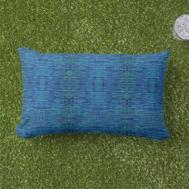 Mykonos 3 - Akzentuierter Lumbalkissen im Freien Kissen Für Draußen (Gras)