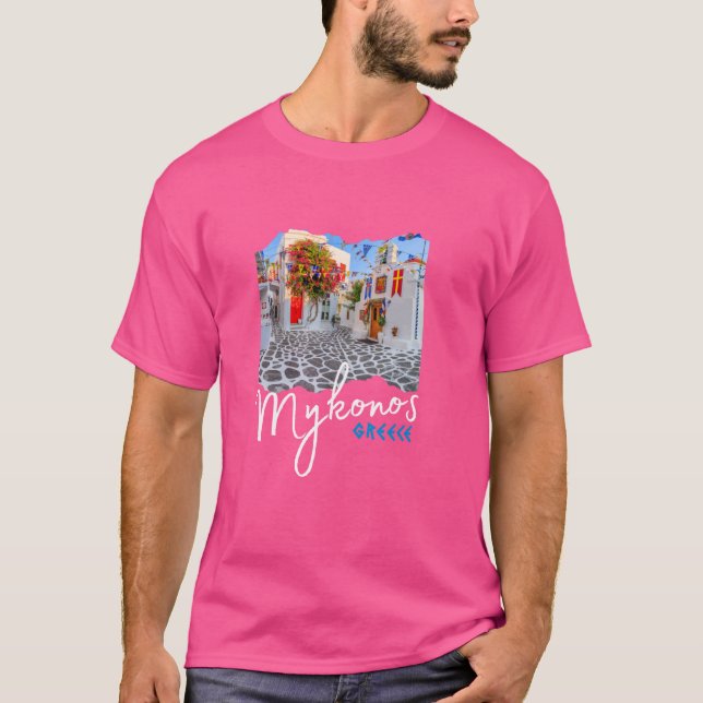 Mykonos Greece Mykonos T-Shirt (Vorderseite)