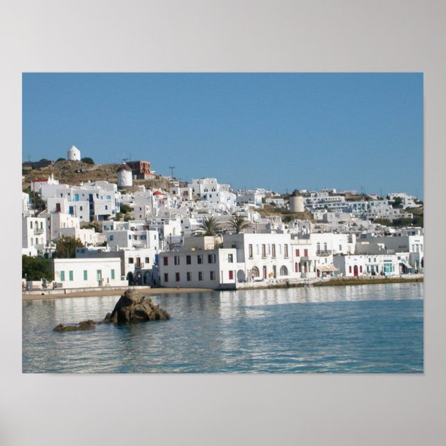 Mykonos Greece Print Poster (Vorne)