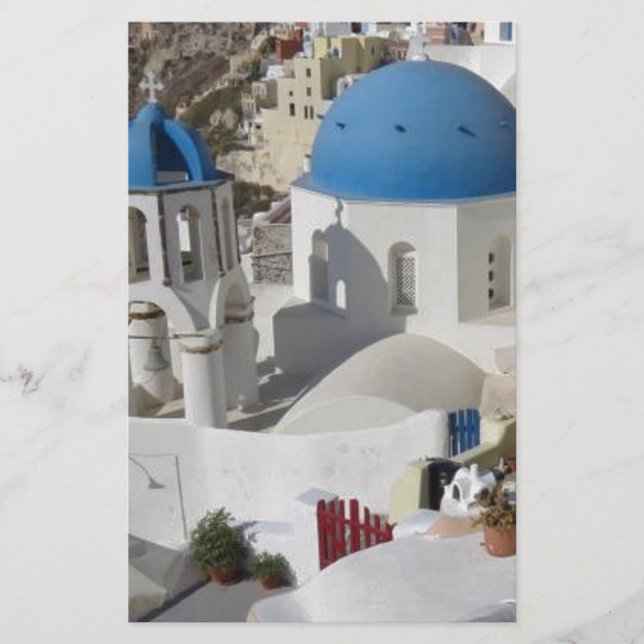 Mykonos Greece Travel Briefpapier (Vorderseite)