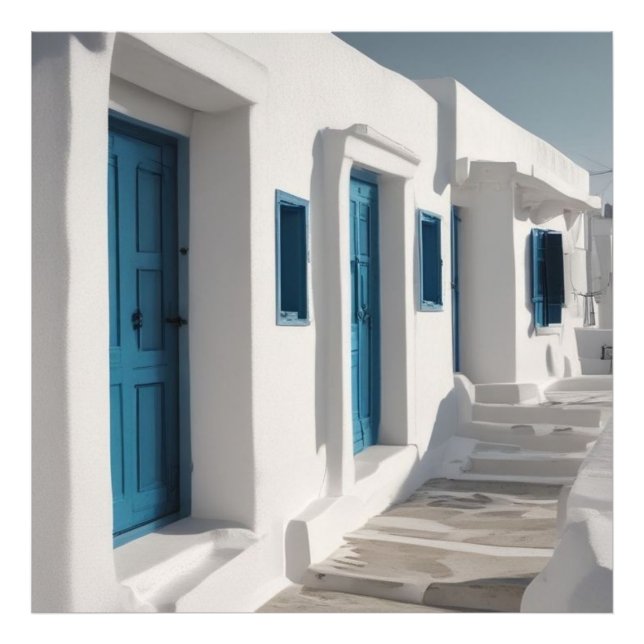 Mykonos Greece Travel Fotodruck