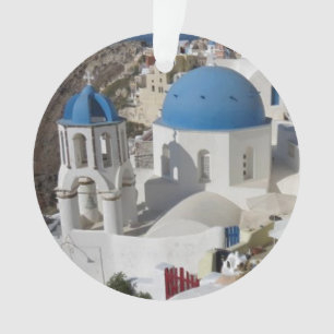 Mykonos Greece Travel Ornament
