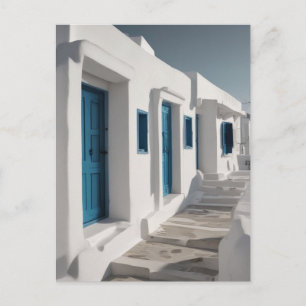 Mykonos Greece Travel Postcard Postkarte