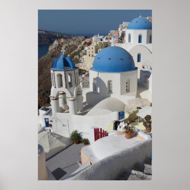 Mykonos Greece Travel Poster (Vorne)