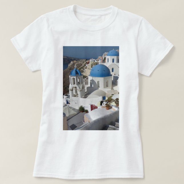 Mykonos Greece Travel T-Shirt (Design vorne)