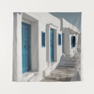 Mykonos Greece Travel Wandteppich
