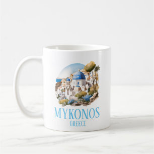 Mykonos Griechenland Griechische Insel Vintage Rei Kaffeetasse