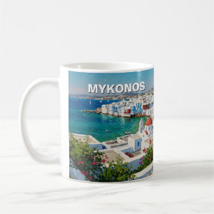 Mykonos Griechenland Griechische Inseln Little Ven Kaffeetasse