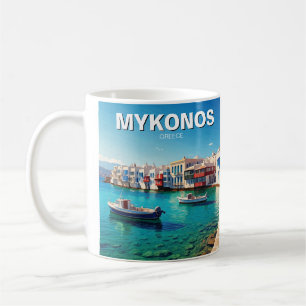 Mykonos-Griechenland-Inseln Kaffeetasse