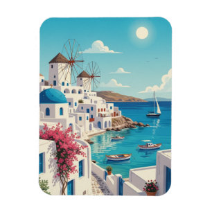 Mykonos Griechenland Kykladen Reise Magnet