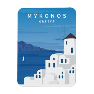 Mykonos Griechenland Magnet