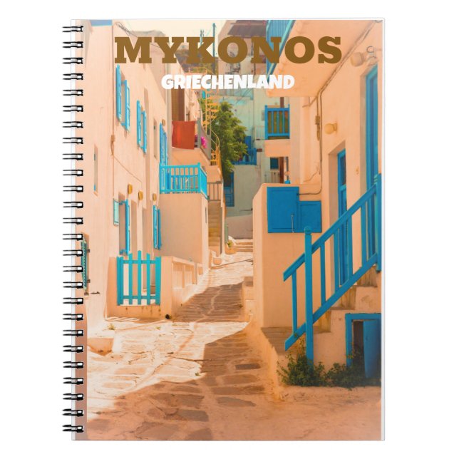 Mykonos Griechenland Notizblock (Vorderseite)