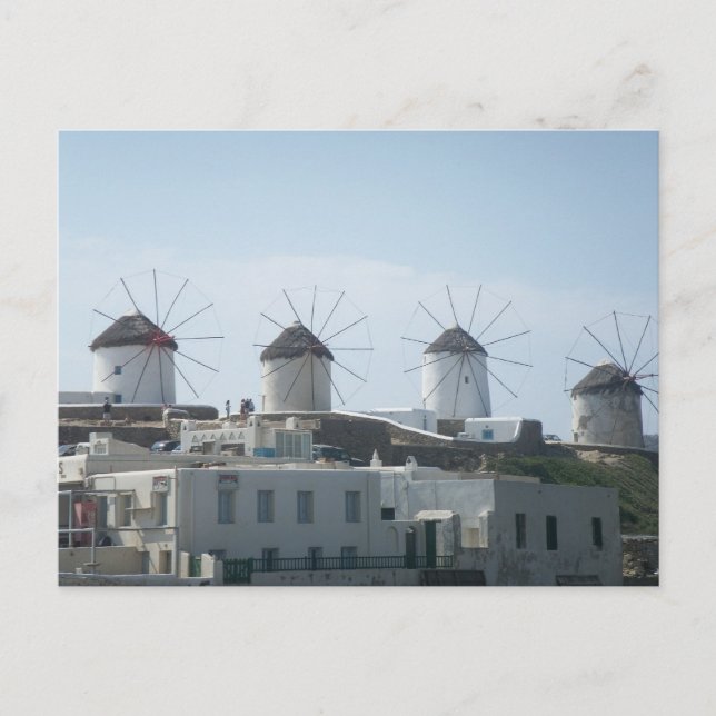 Mykonos, Griechenland Postkarte (Vorderseite)