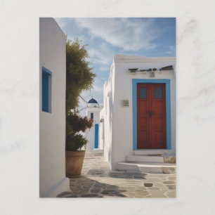 Mykonos Griechenland Reise Postkarte
